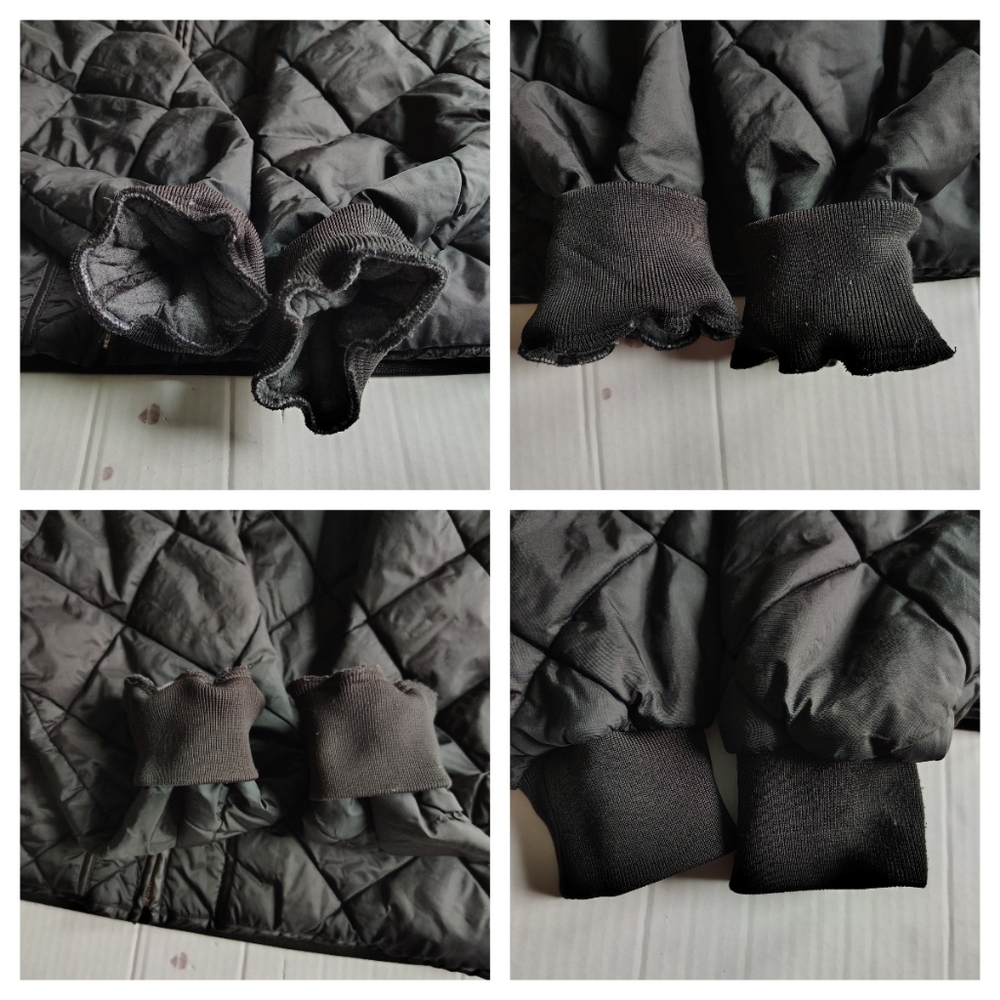 Dickies Diamond Quilted Nylon Jacket Men's Size 2XL Black Zip Front Pockets Line - Picture 3 of 15